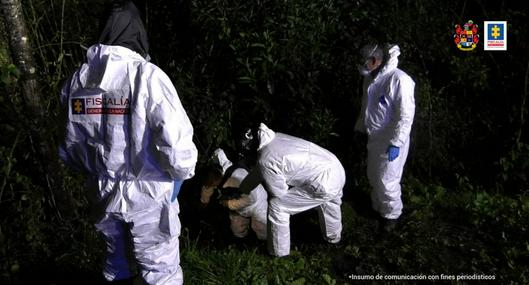 Hallaron cuatro cuerpos embolsados de mineros en la vía de Medellín hacia el Urabá, en Antioquia