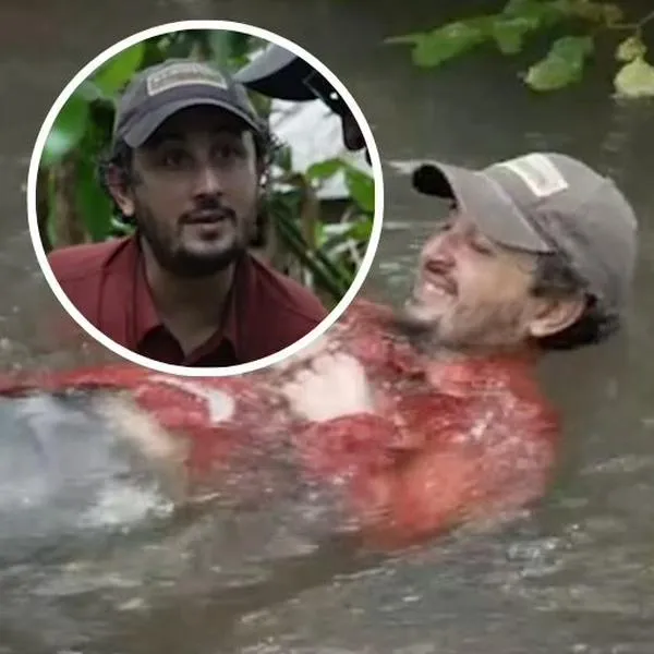 Fotos de Simón Posada, en nota de qué le pasó a periodista de Caracol, en Los informantes: lío en pleno reportaje