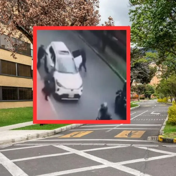 Dramático robo en Usaquén (Bogotá): disfrazados de policías, ladrones robaron lujosa camioneta en el sector de Santa Barbara. Susto fue grande. 
