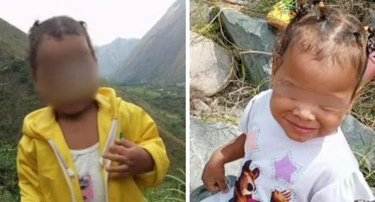 Eileen Páez, niña de 2 años desaparecida en Roncesvales, Tolima. La habrían encontrado sin vida