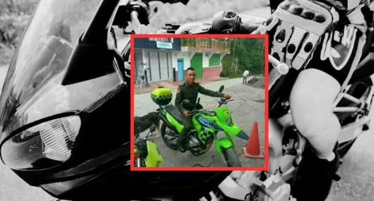 Auxiliar de Policía murió en accidente: camión lo arrolló cuando iba en moto