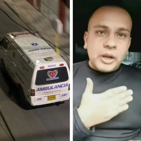 Empresa de ambulancias habla sobre paciente tirado en andén de Bogotá: "Él decidió bajarse"