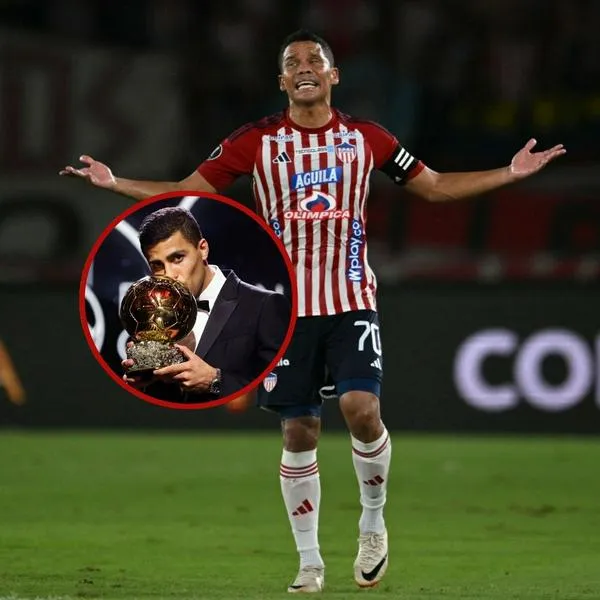 Bacca felicitó a Rodri.