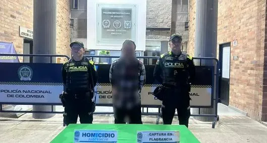 Hombre que habría asesinado a sus hijos en Bogotá.