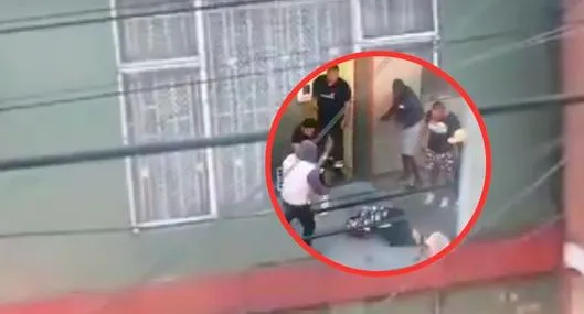 [Video] Comunidad de Las Ferias sacó y golpeó a sujeto que asesinó a sus hijos