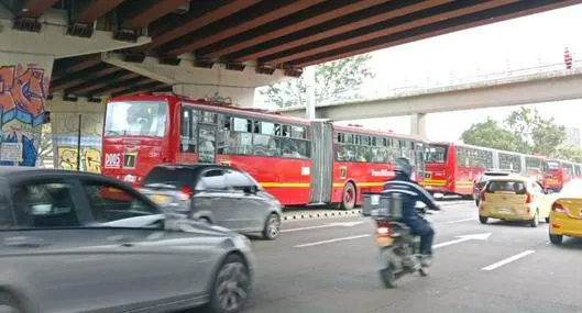 Cierre de Transmilenio en la avenida NQS: hay varias estaciones sin servicio