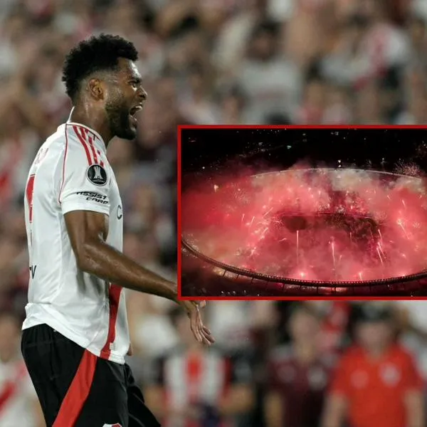 Recibimiento de River Plate.