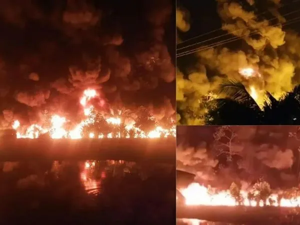 Atentado terrorista en oleoducto de Ecopetrol en Santander: se vivió susto