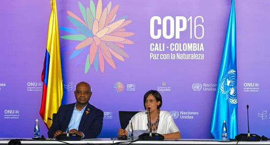 COP16 Cali Coalición Paz con la Naturaleza iniciativa hacía el cuidado ambiental