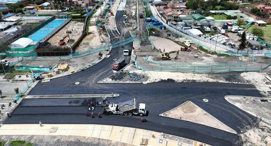 Obra de la ampliación de la avenida Boyacá, en nota sobre que le surgió problema