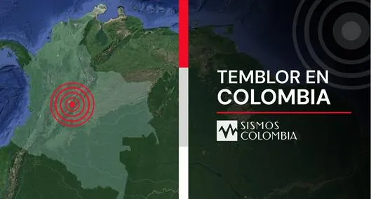 Temblor en Colombia hoy 2024-10-31 11:08:03 en El Calvario - Meta, Colombia