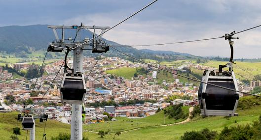 La Calera y cable aéreo, en nota sobre nuevo sistema que habrá para llegar a ese municipio desde Bogotá