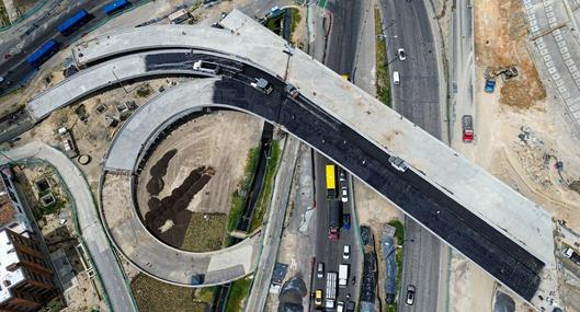 Puentes que se construyen en la avenida Boyacá con calle 127 