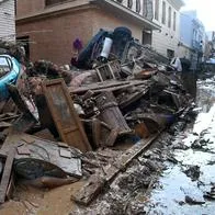 Momento exacto de la tragedia en Valencia. 