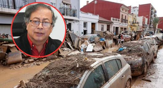 Gustavo Petro aseguró que hay 32 colombianos desaparecidos en Valencia, España