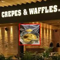 ¿Qué tipo de comida ofrece Crepes and Waffles? 