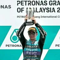 David Alonso se solidariza y donará premio que ganó en MotoGP a damnificados de la Dana