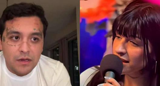 Christian Nodal tuvo inesperado desliz con Cazzu cuando estaba en un vivo