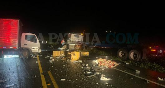 Accidente de tránsito dejó un muerto por choque entre 2 vehículos: hay video