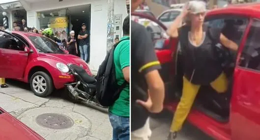 Nieta y abuela causaron accidente en Pacho por estar borrachas video