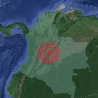 Temblor en Colombia hoy 2024-11-04 22:14:06 en Océano Pacífico