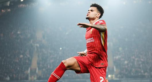 Luis Díaz, a propósito del gol que marcó en Champions con Liverpool vs. Bayer Leverkusen: video y cómo fue