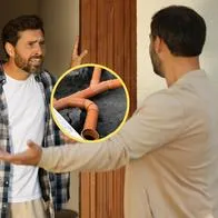 ¿Puede mi vecino tener tuberías de aguas negras en mi propiedad?