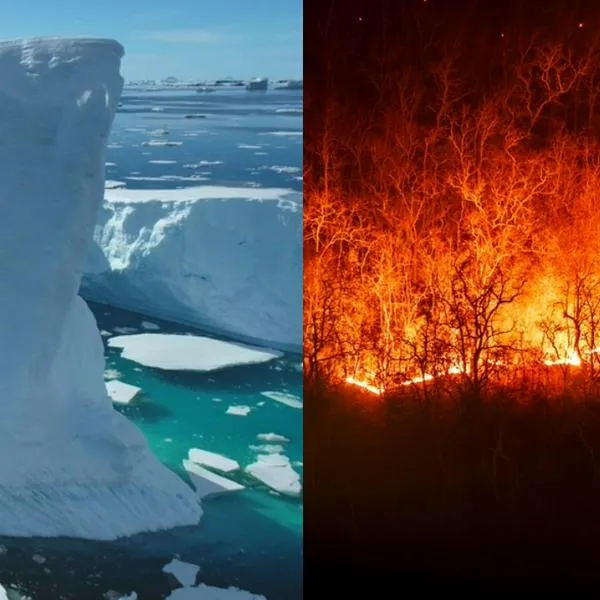 Imagen de referencia, efectos del calentamiento global y el cambio climático.