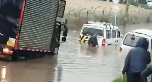 Impactantes videos de inundaciones en Bogotá