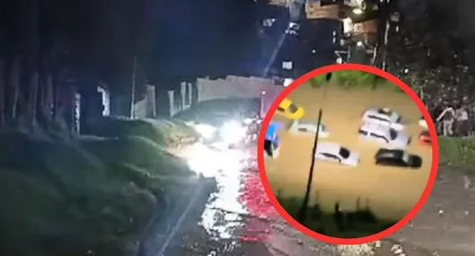 [Video] Inundaciones de la Autopista Norte desde helicóptero