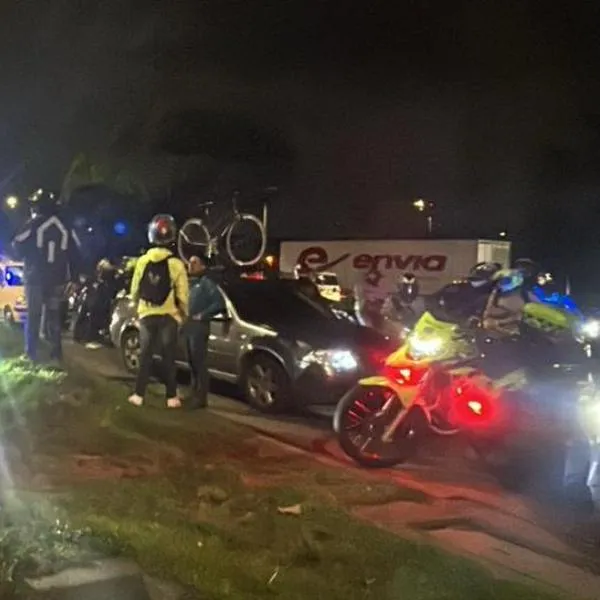 Persecución de la Policía en Bogotá armó trancón en el sur