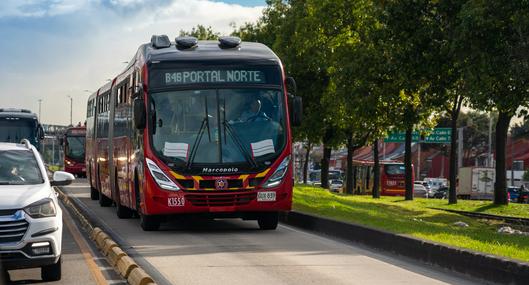 Problemas en el Portal Norte de Transmilenio y líos con rutas alimentadores.