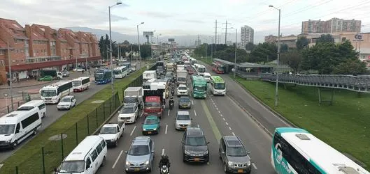 Trancones en Bogotá y cómo está Transmilenio hoy 7 de noviembre.