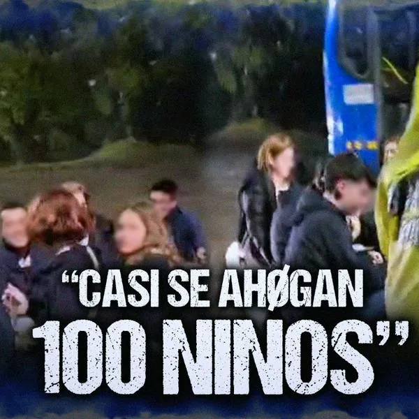 Profesor relató que la vida de 100 niños estuvieron en riesgo por las inundaciones que sufrió Bogotá: 8 horas atrapados y sin ayuda.