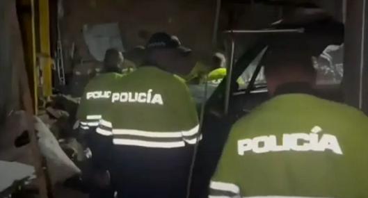 Ladrones robaron bodega en Bogotá y se llevaron más de 1.000 millones de pesos. Entraron con escalera al sitio, pero luego fueron capturados por la Policía