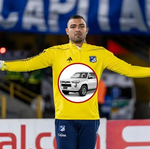 Camioneta de Álvaro Montero.