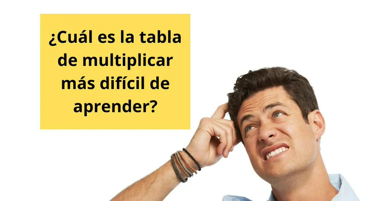 ¿Cuál es la tabla de multiplicar más difícil, según estudio? Consejos de memoria