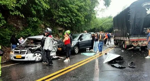 Se registró un fuerte accidente en la vía Anapoima-Apulo, esto se sabe