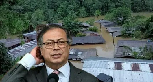 Gustavo Petro declara situación de desastre en todo Colombia por caos con lluvia