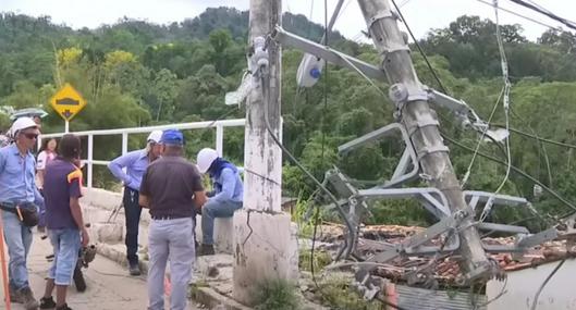 Fuertes lluvias en Santander dejan a una mujer muerta y sepultada por el lodo