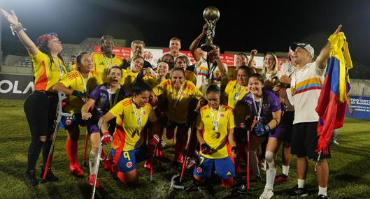 Colombia es campeona mundial de fútbol femenino de amputadas