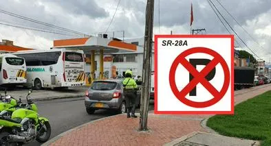 ¿Qué es la señal SR-28A de prohibido parquear en Colombia? Muchos la desconocen y cuesta más de 650.000 pesos a conductores desconfiados. 