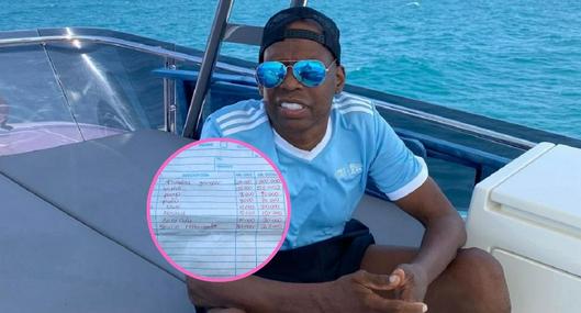 Un amigo del Tino Asprilla denunció el excesivo cobro en una comida en Cartagena durante los festejos de cumpleaños del jugador