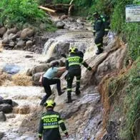 Avalancha en Santander dejó varias viviendas destruídas y una adulta mayor muerta