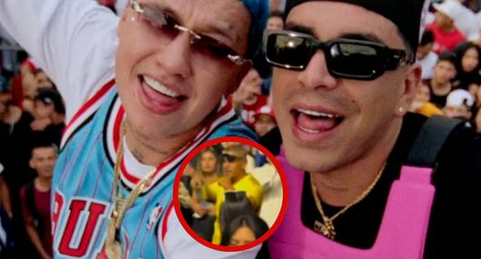 Identifican al hombre que le lanzó una botella a Blessd y Ryan Castro en concierto