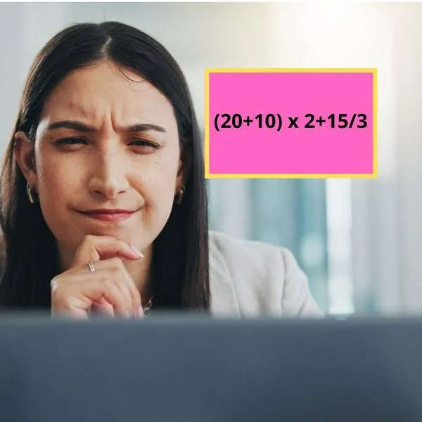¿Cuál es el resultado de este ejercicio matemático? Reto del día en 7 segundos