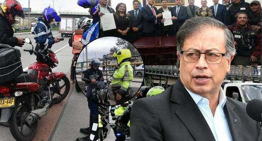 Gustavo Petro decidirá su aprueba ley que apoya la eliminación de inmovilización de motos por infracciones menores de tránsito. Acá, detalles.