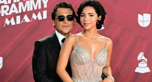 Ángela Aguilar y Christian Nodal, criticados en Latin Grammy por incómoda foto