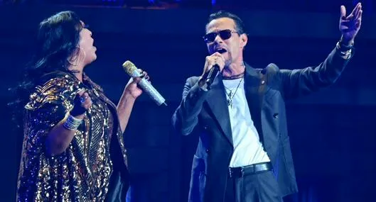 Marc Anthony se reconcilió con 'La India': cantaron juntos en los Latin Grammy