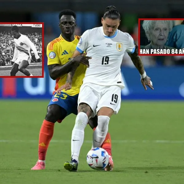 Última victoria de Colombia contra Uruguay.